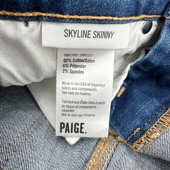 PAIGE Skyline Skinny in Dixon 26 - Picture 6 of 9